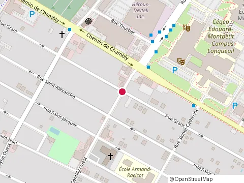 Location of Gestions Carojen at 24 Rue de Gentilly O, Longueuil