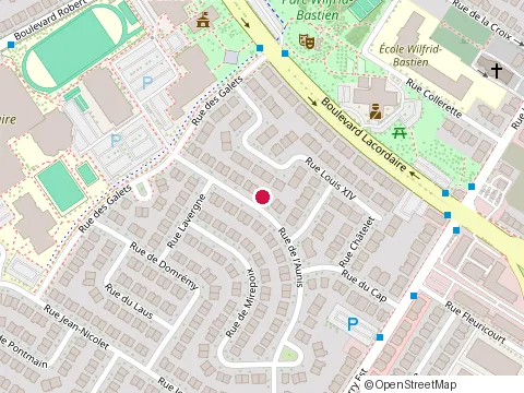 Location of Gestionsosjoem at 8227 Rue de l`Aunis, Montréal