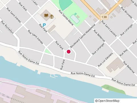 Location of Gestirenov at 12 boulevard Sainte-Madeleine, Trois-Rivières