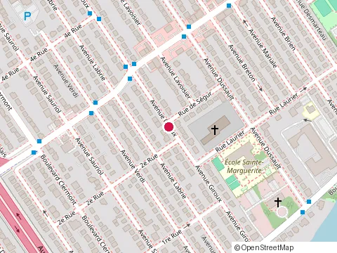 Location of Ghantous Immigration at 83 Avenue Giroux, Laval