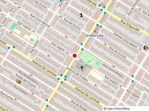 Location of Gharbi Mode at 2205 Rue Jean-Talon E, Montréal