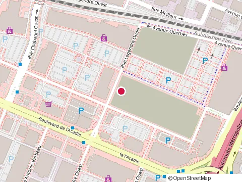 Location of Ghost Kitchens at Located Inside Walmart 951 Rue du Marché Central, Montréal