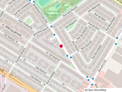 Location of Gianni Rénovation at 8312 boulevard Provencher, Saint-Léonard