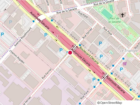 Location of Gibeau Orange Julep at 7700 Bd Décarie, Montréal