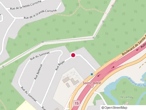 Location of Gilbert Gratton Rénovation at 2798 Rue Boyer, Sainte-Adèle