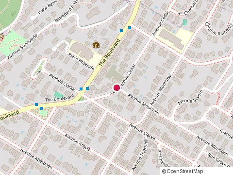 Location of Gilbert Lucy M R Medical Services at 3249 Cedar Ave, Westmount