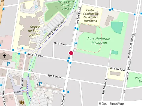 Location of Giles Laflamme Denturologist at 420 Rue Melancon # 2, Saint-Jérôme