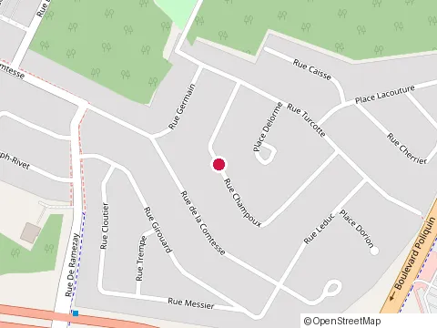 Location of Gilles Millette & Fils at 30 Rue Champoux, Sorel