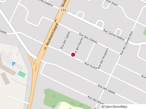Location of Gilles Rodier Peintre Enr at 10 Rue des Plaines, Sorel-Tracy