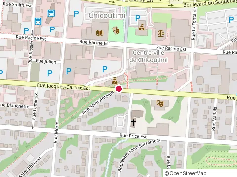 Location of Gingras Assurances at 315 Rue de l'Hôtel de Ville Bureau 200, Chicoutimi