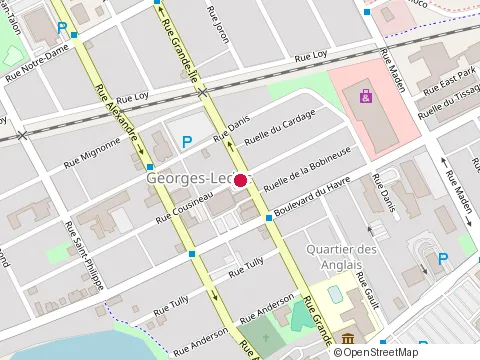 Location of Giorgio Restaurant at 89 Cousineau, Salaberry-de-Valleyfield