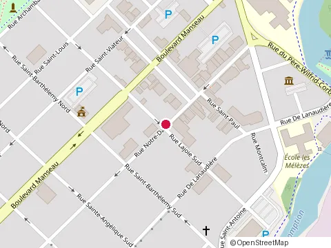 Location of Glace Nature at 521 Rue Notre Dame, Joliette