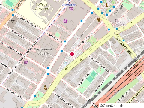 Location of Gladstone Medical Centre at 4095 Tupper St, Westmount