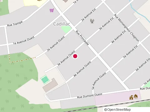 Location of Globalmec at 33 Rue de Cadillac, Rouyn-Noranda