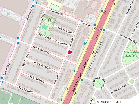 Location of Gloria Fernanadez at 942 Rue Grou, Saint-Laurent