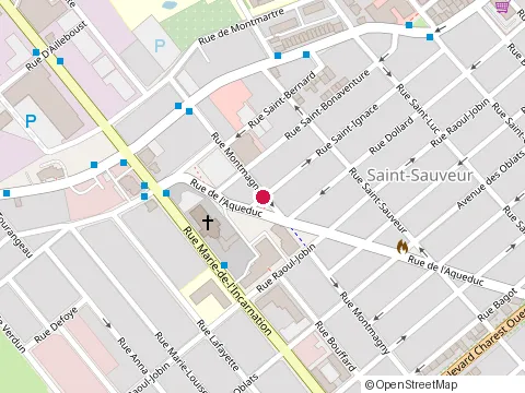 Location of Gmf Saint-Vallier at 205 Montmagny St, Québec