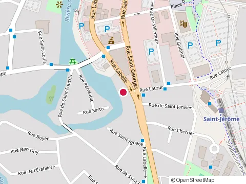 Location of Gms Auto Clinique Saint-Jérôme at 153 Rue Saint-Georges, Saint-Jérôme