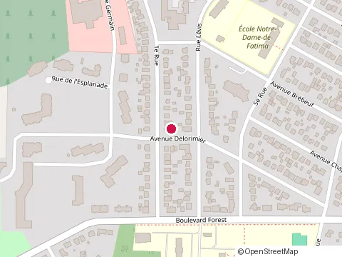 Location of Gobeil Ciment Inc at 905 1Ere Rue, Val-d'Or