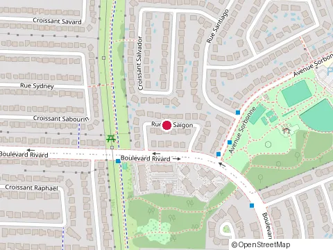Location of Goldman Construction Inc. at 8855 Rue de Sa?Gon, Brossard