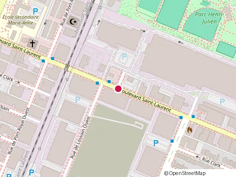 Location of Golf Partout at 9494 boulevard Saint-Laurent, Montréal