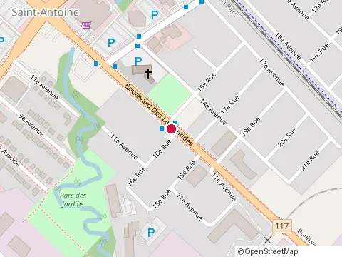 Location of Goodyear at 820 Boulevard des Laurentides, Saint-Jérôme