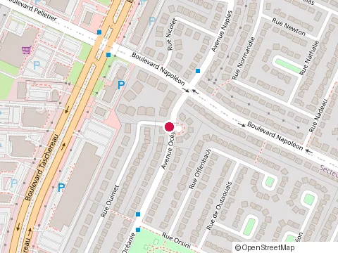 Location of Goplex E-Karting + at 8505 Bd Taschereau, Brossard