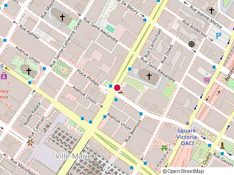 Location of Gordon Selig at 1170 Place du Frere-Andre, Montréal