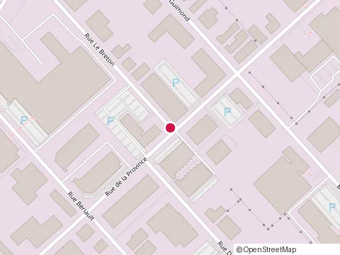 Location of Goudrons Durand Inc at 595 Rue le Breton, Longueuil