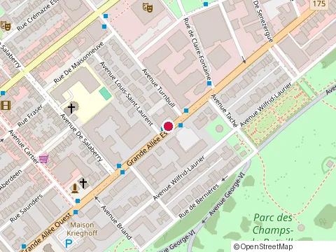 Location of Gourdeau S Claude at 220 Grande Allée Est, Québec