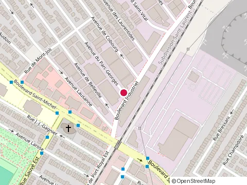 Location of Gourmandise Dopo Cena at 9869 Avenue du Parc-Georges, Montréal-Nord