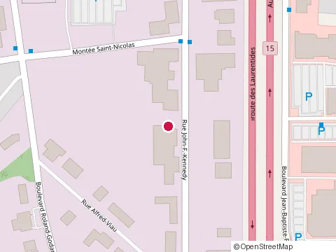 Location of Gourmet Blasanna at 7 Kennedy, Saint-Jérôme