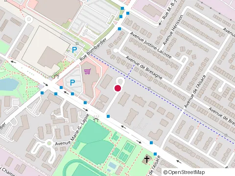 Location of Gourmet Joliette at M.-B 7155 Jodoin Ave, Anjou