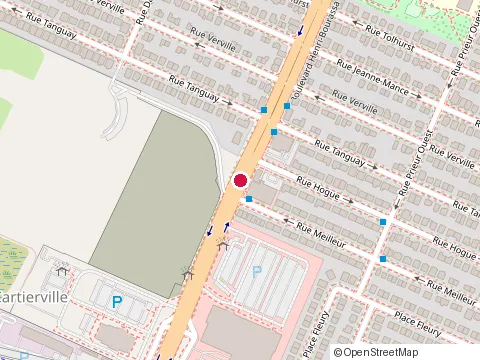 Location of Gouttières Caron Ltée at 502 Boulevard Henri-Bourassa Est, Montréal