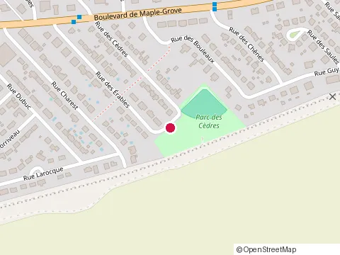Location of Gouttières Idéales at 517 Rue des Érables, Beauharnois
