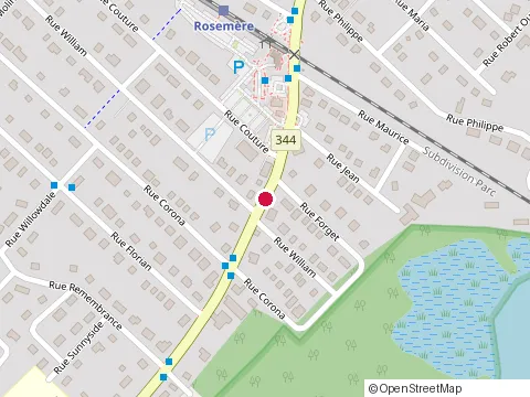 Location of Gp Deux at 261 Chem. de la Grande-Côte, Rosemère