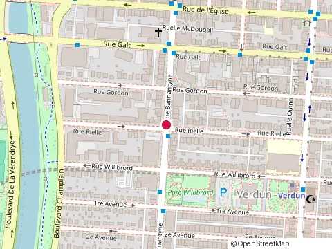 Location of Grad Construction Co at 4300 Rue Bannantyne, Montréal