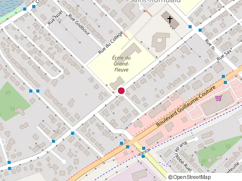 Location of Grand River Elementary School at 2045 chemin du Sault, Lévis