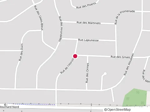 Location of Grand Studio de Danse(le) at 603 Rue de l'Horizon, Granby