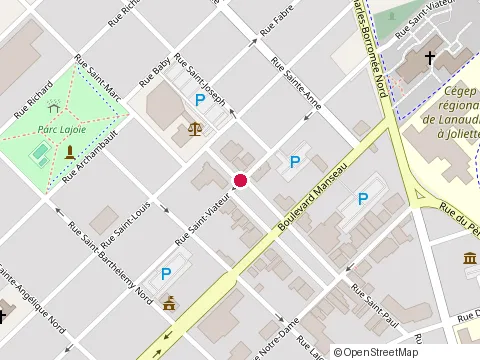 Location of Grangou Bistro at 437 Saint-Viateur Rue, Joliette