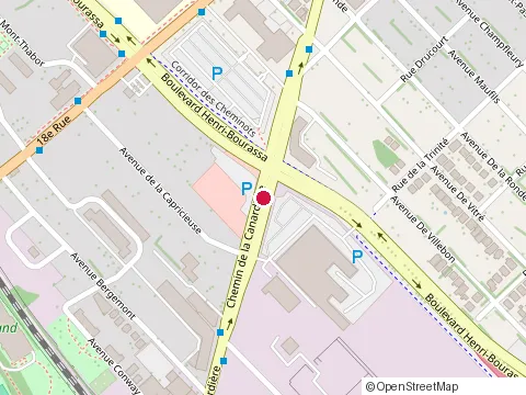 Location of Gravel Construction at 1200 Chem. de la Canardière, Québec