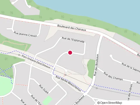 Location of Gravel Martine at 810 Rue de l'Esplanade, Trois-Rivières