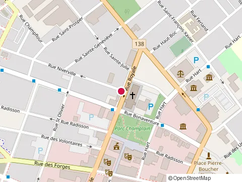 Location of Gravel Therese Avocate-Mediatrice at 482  Rue Niverville, Trois-Rivières