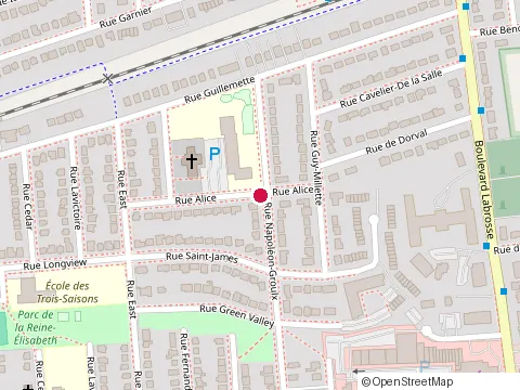 Location of Greater Gatineau Elementary School - Western Quebec School Board at 297 Rue Alice, Gatineau
