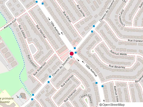 Location of Greektown Grill at 4637 Chem. du Souvenir, Laval
