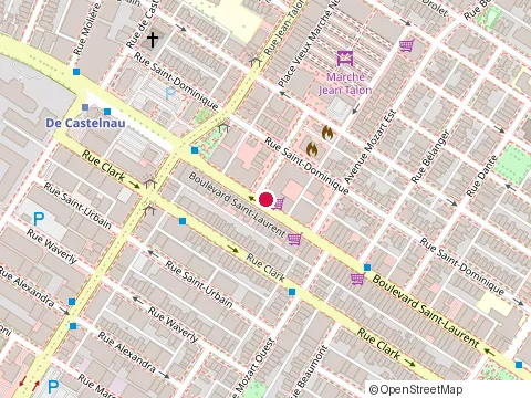 Location of Green & Associates at 3A-7001 Boul Saint-Laurent, Montréal