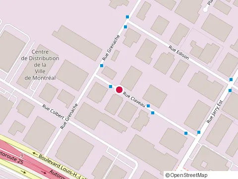 Location of Grenier Roland Constrn Ltee at 2-9150 Rue Claveau, Anjou