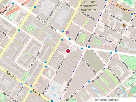 Location of Griffintown Car Wash at 1335 Rue Barre, Montréal