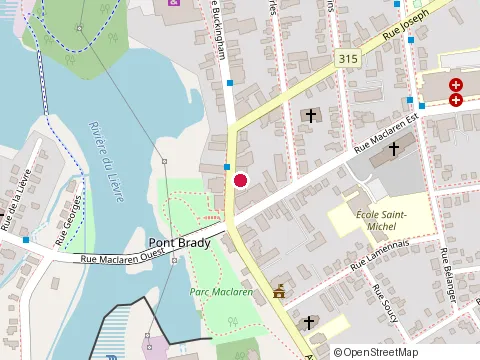 Location of Grillade 5 Dwèt at 498 Ave. de Buckingham, Gatineau