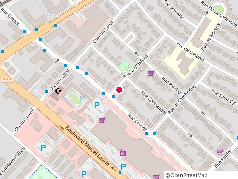 Location of Grillade Damlaj at 1712 Rue d'Oxford, Montréal