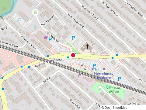 Location of Grillade Karim at boulevard Gouin, Montréal
